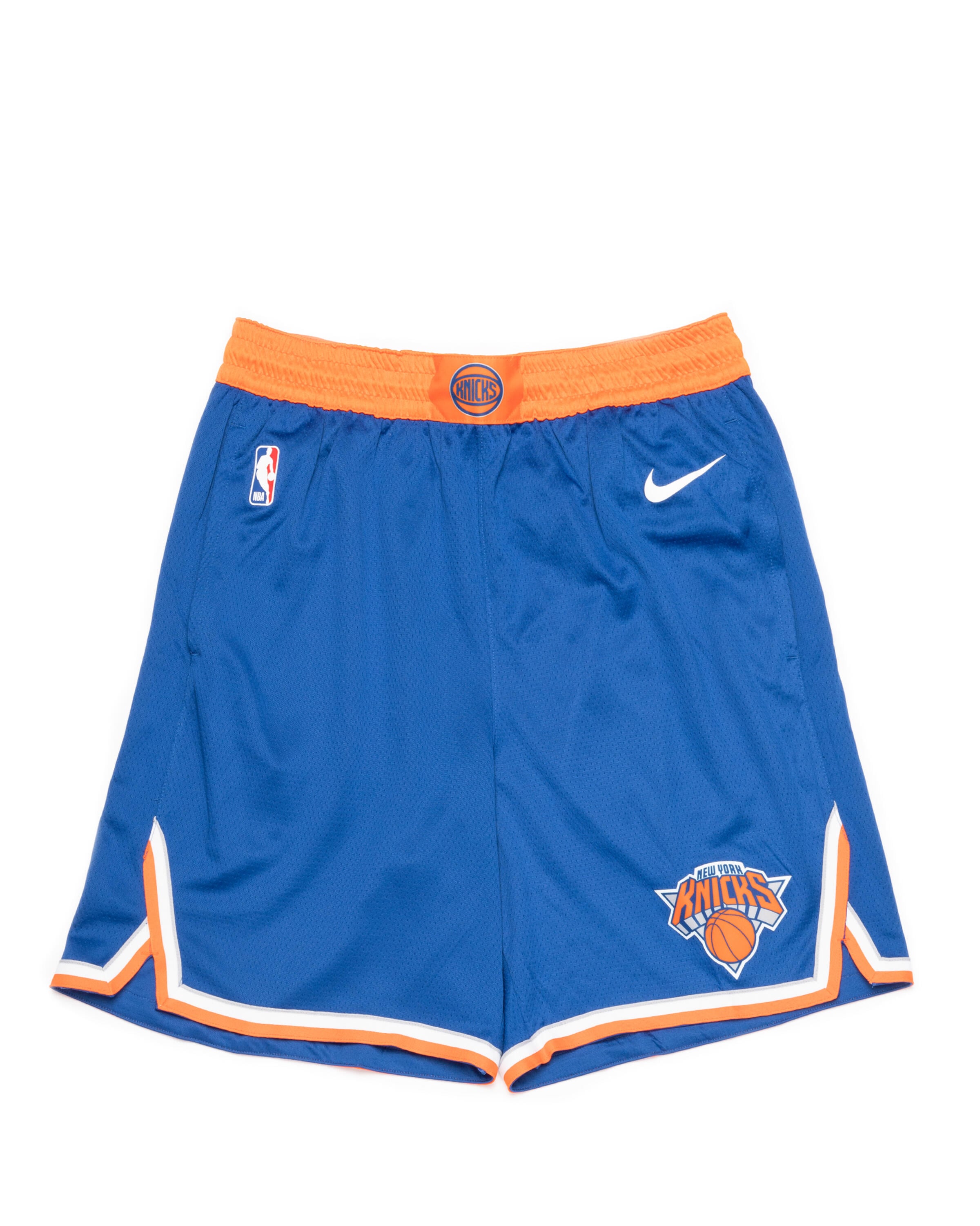 Nike NEW YORK KNICKS ICON EDITION SWINGMAN SHORTS | AH3877-495